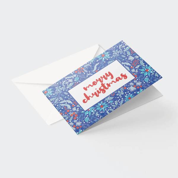 A Size - Short Edge - Greetings Card
