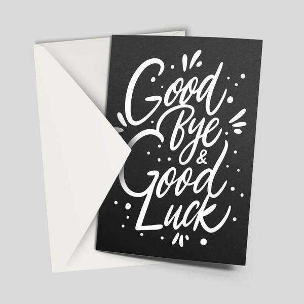 A Size - Long Edge - Greetings Card